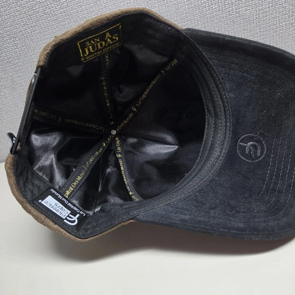 New Florence Caps Special Edition San Judas Ballcap‎ Black & Brown